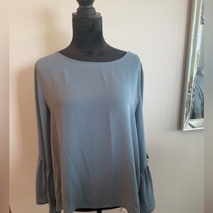 Loft Women’s Slate Blue Bell Sleeve Top

#97